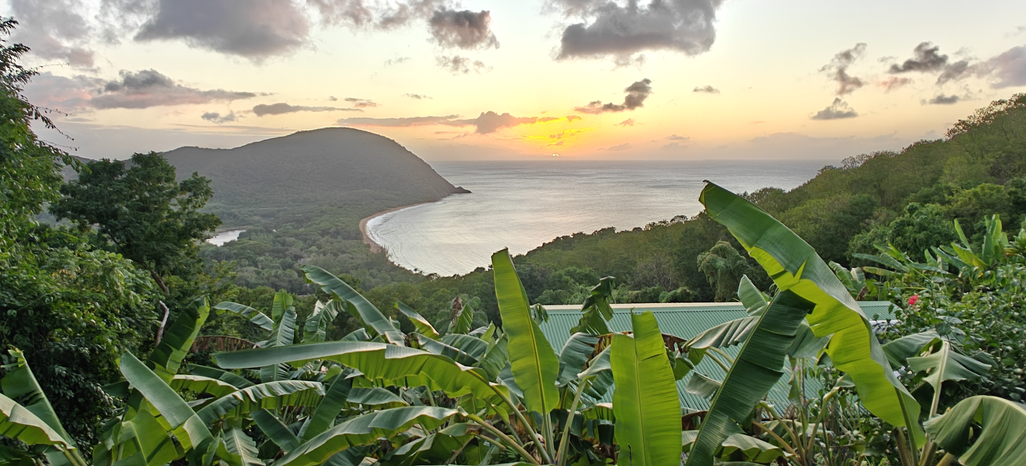 Coucher de soleil tropical
